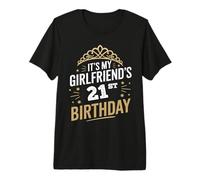 Its My Girlfriends 21st Birthday Shirt Funny 21st Premium T-Shirt