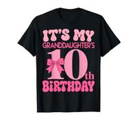 It's My Granddaughter's 10th Birthday Grandma 10 Year T-Shirt