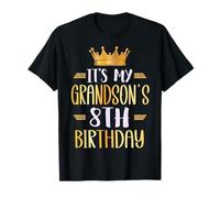 It's My Grandson's 8th Birthday Happy 8 Years Old T-Shirt