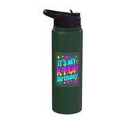 Its My K Pop Birthday Kpop Fan Party Vibes Stainless Steel Insulated Water Bottle
