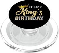 It's My King's Birthday Couples Matching B-day Party for Him PopSockets PopGrip for MagSafe
