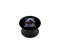 It's My Kitten's Birthday Alpha Wolf Funny Sarcastic Meme PopSockets Adhesive PopGrip