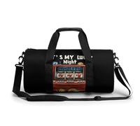 It's My Luck Night Casino Gym Bag Travel Duffel for Men Women