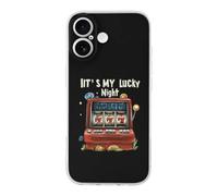 It's My Lucky Night Casino Printed Phone Case Compatible with iPhone 17/17 Air/17 Pro/17 Pro Max Soft TPU Shockproof Cover