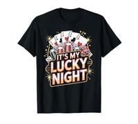 It's My Lucky Night T-Shirt Funny Casino Gambling T-Shirt T-Shirt