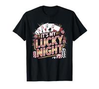 It's My Lucky Night T-Shirt Funny Casino Gambling T-Shirt T-Shirt