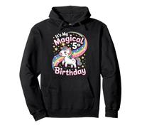 It's My Magical 5th Birthday 5 Years Old Unicorn Birthday Pullover Hoodie