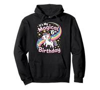 It's My Magical 6th Birthday 6 Years Old Unicorn Birthday Pullover Hoodie