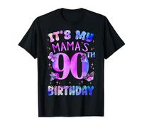 It's My Mama's 90th Birthday Butterfly Happy 90 Years Old T-Shirt