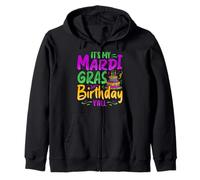 It's My Mardi Gras Birthday Y'all Zip Hoodie