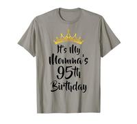 It's My Momma's 95th Birthday Crown Happy 95 Years Old T-Shirt