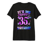 It's My Mommy's 35th Birthday Butterfly Happy 35 Years Old Premium T-Shirt
