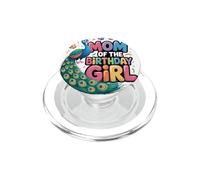 It's My Mommy's Birthday peacock mama Family Bday PopSockets PopGrip for MagSafe