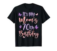 It's My Mom's 70th Birthday Butterfly Happy 70 Years Old T-Shirt