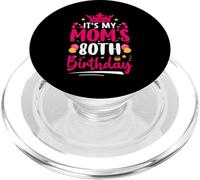 It's My Mom's 80th Birthday 80 Years Old Mama Lover PopSockets PopGrip for MagSafe