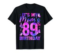 It's My Mom's 89th Birthday Butterfly Love 89 Years Old Bday T-Shirt