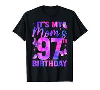 It's My Mom's 97th Birthday Butterfly Love 97 Years Old Bday T-Shirt