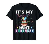 It's My mum's Birthday Family Matching confetti cake T-Shirt