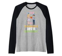 It's My Nephew's 18th Birthday 18 Years Old Aunt Boy Party Raglan Baseball Tee