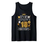 It's My Nephew's 18th Birthday Happy Birthday 18 Years Old Tank Top