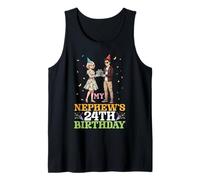 It's My Nephew's 24th Birthday 24 Years Old Aunt Boy Party Tank Top