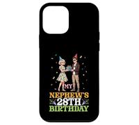 It's My Nephew's 28th Birthday 28 Years Old Aunt Boy Party Case for iPhone 12 mini