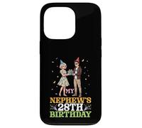 It's My Nephew's 28th Birthday 28 Years Old Aunt Boy Party Case for iPhone 13 Pro