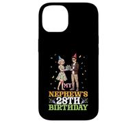 It's My Nephew's 28th Birthday 28 Years Old Aunt Boy Party Case for iPhone 14