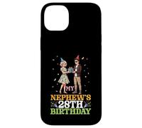 It's My Nephew's 28th Birthday 28 Years Old Aunt Boy Party Case for iPhone 14 Plus