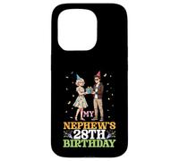 It's My Nephew's 28th Birthday 28 Years Old Aunt Boy Party Case for iPhone 15 Pro