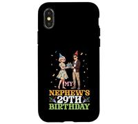 It's My Nephew's 29th Birthday 29 Years Old Aunt Boy Party Case for iPhone X/XS