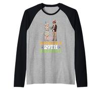 It's My Nephew's 29th Birthday 29 Years Old Aunt Boy Party Raglan Baseball Tee