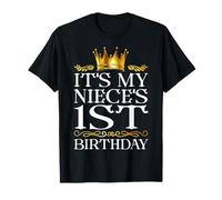 It's My Niece's 1st Birthday Happy Birthday 1 Years Old T-Shirt