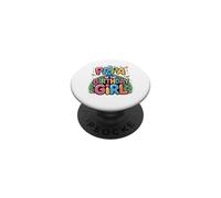 It's My Papa's Birthday peacock Daddy Family Bday PopSockets Adhesive PopGrip