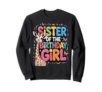 It's My Sister's Birthday giraffe Family Bday Sweatshirt