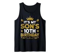 It's My Son's 10th Birthday Happy Birthday 10 Years Old Tank Top
