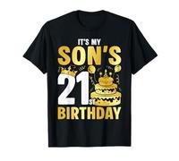 It's My Son's 21st Birthday 21 Years Old Male T-Shirt