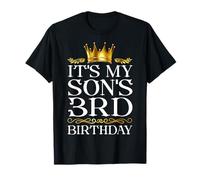 It's My Son's 3rd Birthday Happy Birthday 3 Years Old T-Shirt
