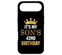 Its My Son's 42nd Birthday 42 Years Old Golden Bday Case for iPhone Air