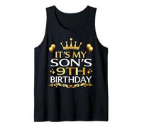It's My Son's 9th Birthday Happy Birthday 9 Years Old Tank Top