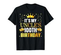 It's My Uncle's 100th Birthday Happy Birthday 100 Years Old T-Shirt