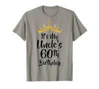 It's My Uncle's 60th Birthday Crown Happy 60 Years Old T-Shirt