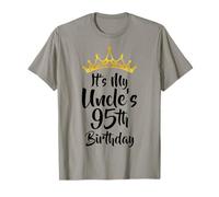 It's My Uncle's 95th Birthday Crown Happy 95 Years Old T-Shirt