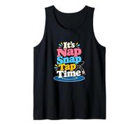 It's Nap Snap Tap Time Funny Jiu Jitsu Martial Arts Belt Mat Tank Top