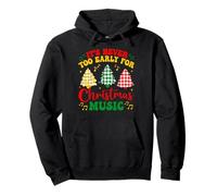 It's Never Too Early For Christmas Music Funny Family Xmas Pullover Hoodie