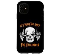It's Never Too Early For Halloween Scary Skull Shirt Case for iPhone 11