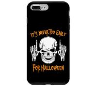 It's Never Too Early For Halloween Scary Skull Shirt Case for iPhone 7 Plus/8 Plus