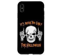 It's Never Too Early For Halloween Scary Skull Shirt Case for iPhone XS Max