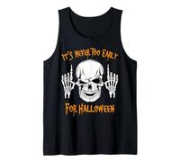 It's Never Too Early for Halloween Scary Skull Shirt Tank Top