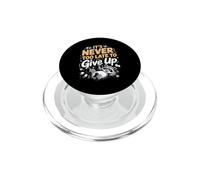 It's Never Too Late to Give Up Raccoon Meme PopSockets PopGrip for MagSafe